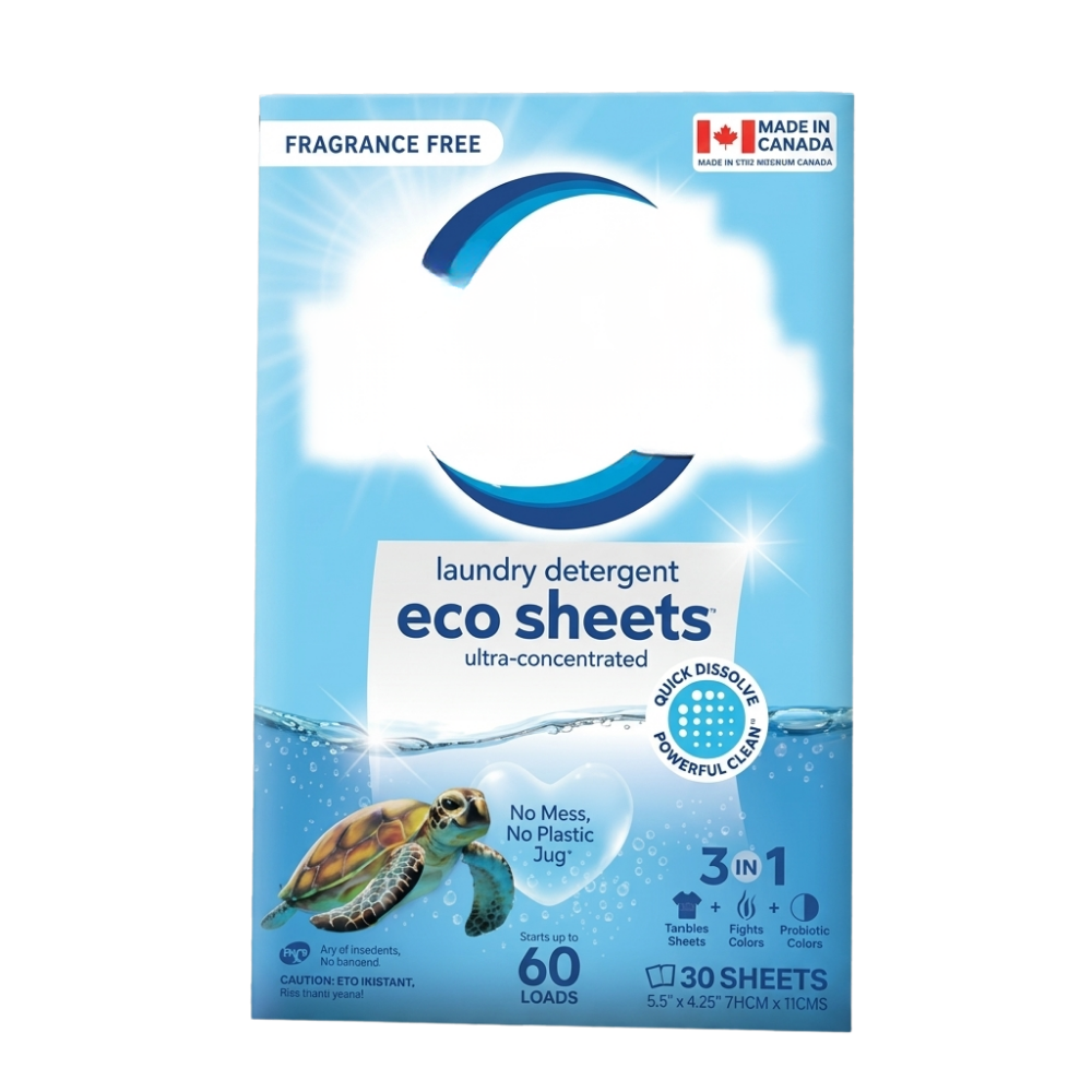 1 Pack I 30 Laundry Detergent Sheets